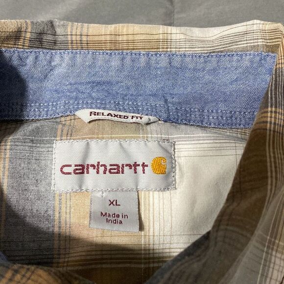 Men’s Carhartt relaxed fit shirt sleeved button down - Picture 3 of 3